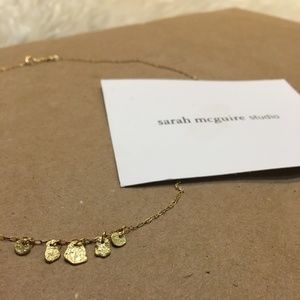 Waterline 5 Necklace 18k Gold